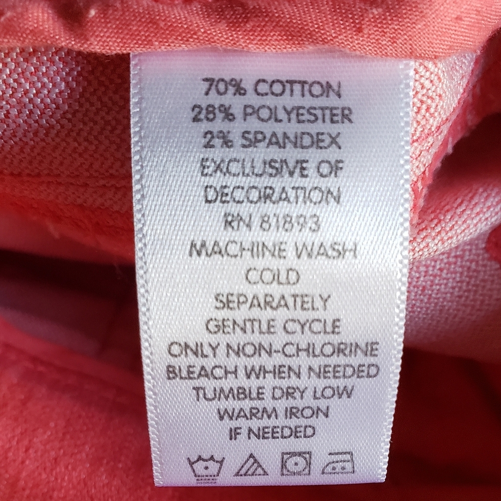 DENIM&CO Regular Perfect Denim Smooth Waist Straight Leg Jeans 16 Coral - Picture 6 of 14